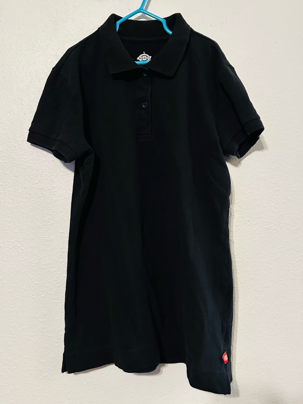Dickies Kids Girl juniors size LARGE Black Polo shirt